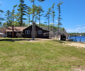 Main lodge at Camp Yomechas with the beach front