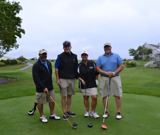 golf tournament participants